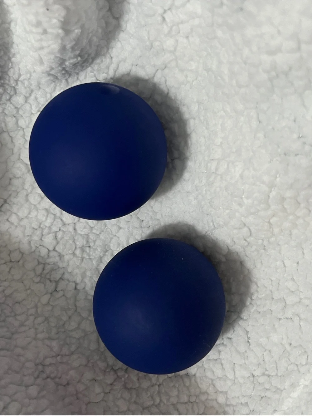 Lovevery Opposite Balls Montessori Sensory Development Toys Navy Blue Set of 2